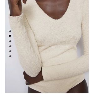 ZARA Teddy Bodysuit